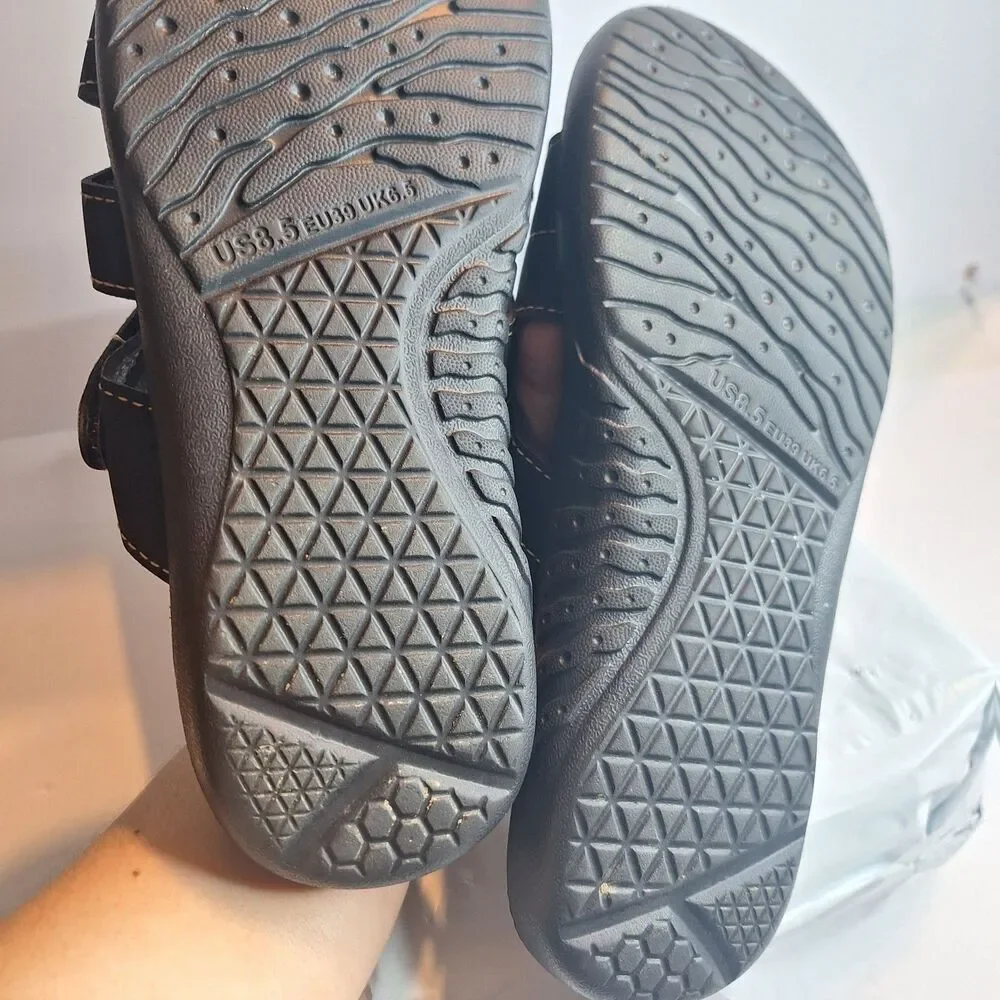 New Kuailu Orthotic Athletic Yoga Mat Memory Foam Women's Sandals.  Size 8.5